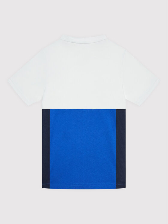 T-shirt Colourblock HG6831 Bianco Regular Fit
