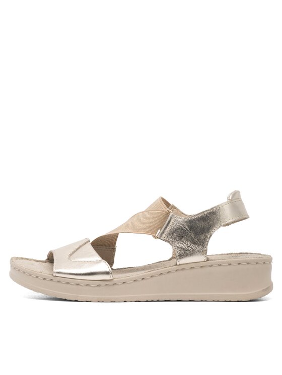 Go Soft Go Soft Sandalen ARC-027-02 Goldfarben