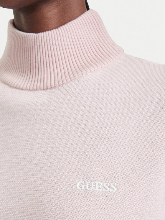 Guess Guess Sweter V6BR12 Z1673 Różowy jasny Regular Fit
