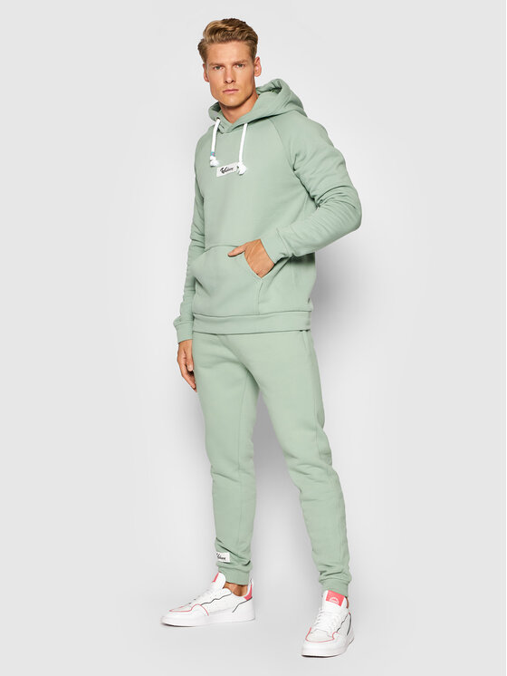 Felpa Hoodie Verde Regular Fit