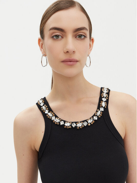PINKO PINKO Top 105378 A2P9 Negru Regular Fit