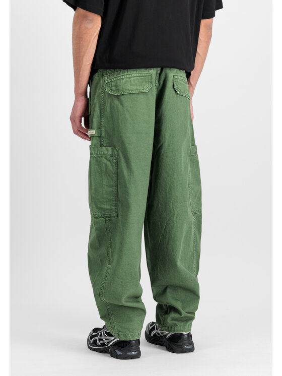 Alpha Industries Alpha Industries Spodnie cargo Workwear Deck Pant Zielony Tapered Leg