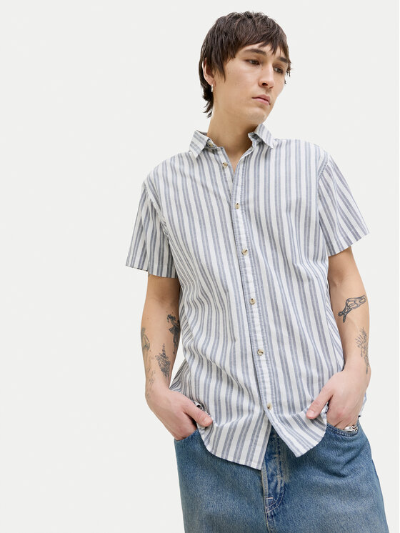 Jack&Jones Jack&Jones Srajca Joshua 12269135 Modra Comfort Fit