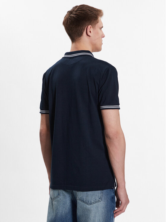 Polo MPS-131KANOHB Blu scuro Regular Fit