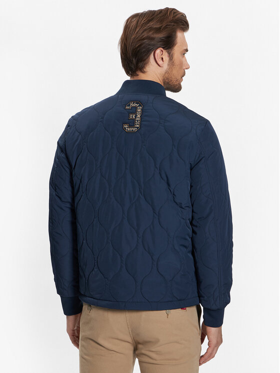 La Martina La Martina Übergangsjacke VMO300 PL028 Dunkelblau Regular Fit