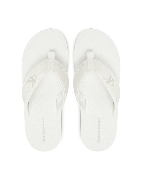 Flip flop Calvin Klein Jeans Thong+ Cv YM0YM01235 Alb