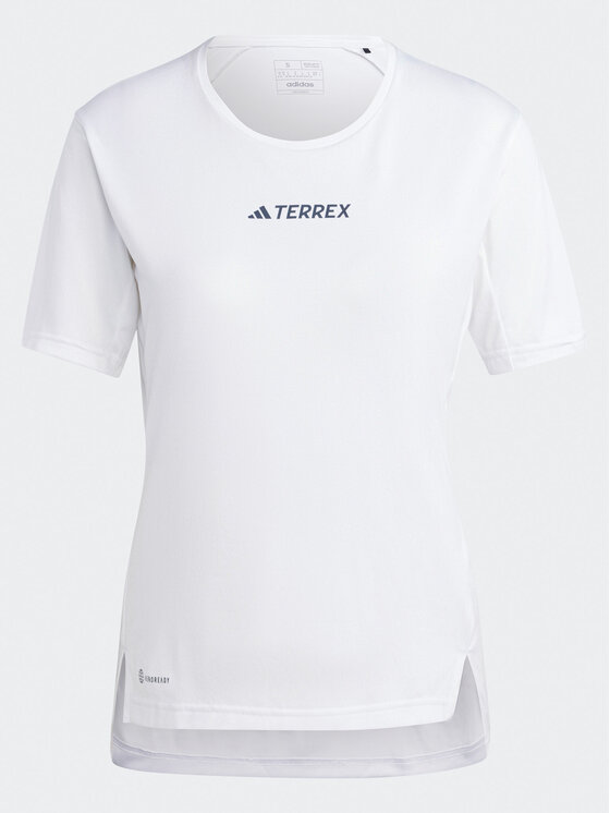 adidas adidas Koszulka techniczna Terrex Multi T-Shirt HM4040 Biały Regular Fit