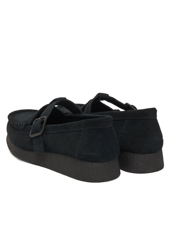 Clarks Clarks Félcipő WallabeeEVOBar 26183153 Fekete