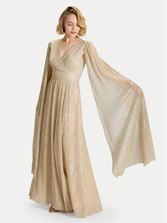 Swing Swing Abendkleid 5AK09700 Goldfarben Regular Fit