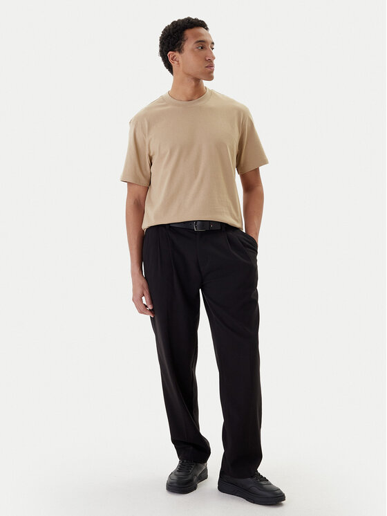 HUGO HUGO Tricou Dapolino 50488330 Bej Relaxed Fit