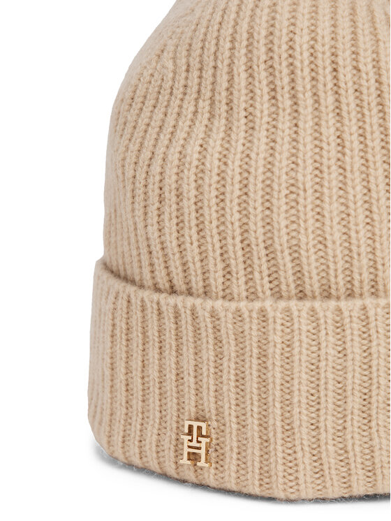 Tommy Hilfiger Tommy Hilfiger Czapka Th Cashmere AW0AW17772 Beżowy