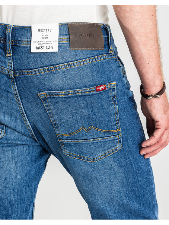 Mustang Mustang Jeansy VEGAS Niebieski Slim Fit