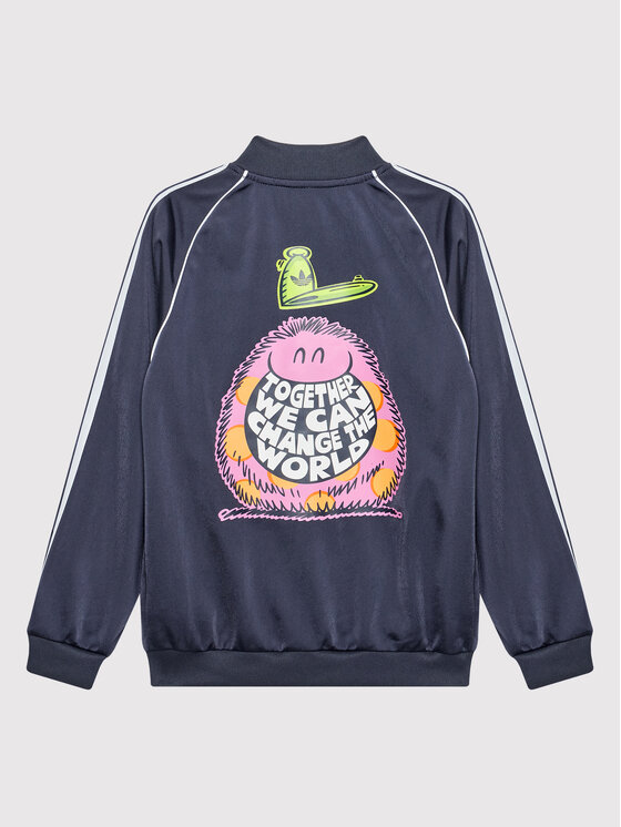 adidas adidas Džemperis ar kapuci KEVIN LYONS HC9442 Tumši zils Regular Fit