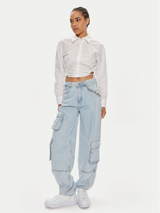 HUGO Hugo Джинси Gaio_B 50513742 Голубий Loose Fit