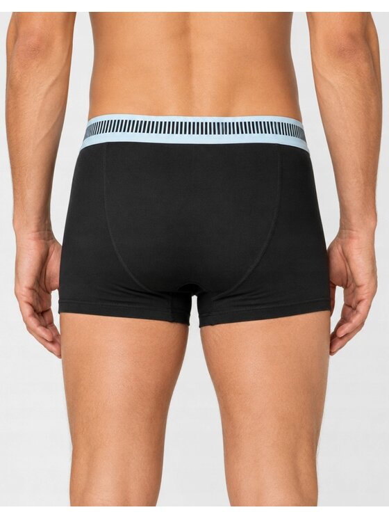 Wrangler Wrangler Bokserki Boote 5 Pack Cotton Elastane Trunks Czarny