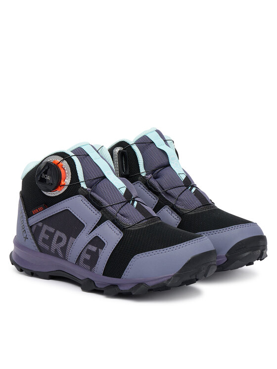 adidas adidas Trekingová obuv Terrex BOA Mid RAIN.RDY Hiking JS2968 Fialová