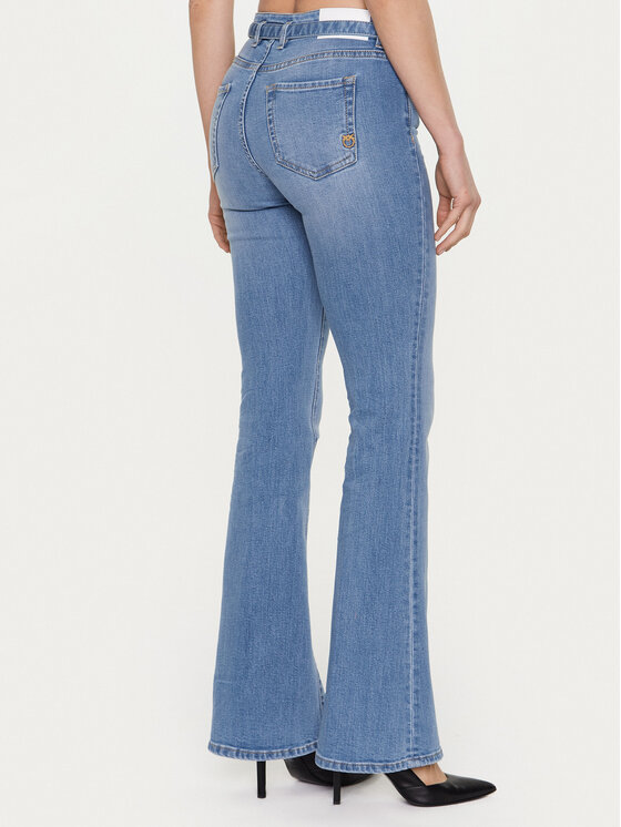PINKO Pinko Τζιν Flora 100166 A0FS Μπλε Flare Fit