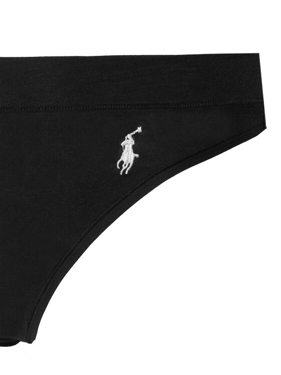 Polo Ralph Lauren Polo Ralph Lauren Комплект класичних трусиків із високою талією 4P0710 Чорний