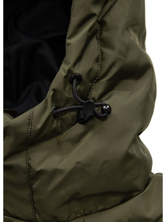 PITBULL PITBULL Bezrękawnik Bezrękawnik męski z kapturem Carver XL Zielony Regular Fit