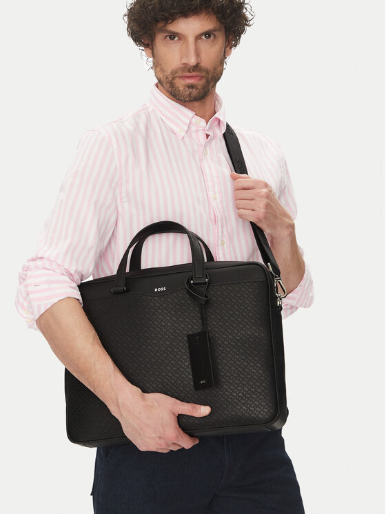BOSS BOSS Torba za laptop 50542235 Crna