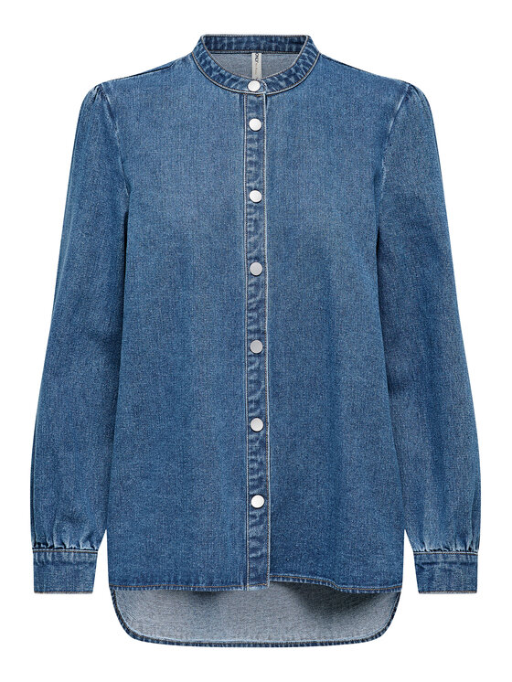 ONLY ONLY Jeanshemd Belle 15347085 Blau Regular Fit