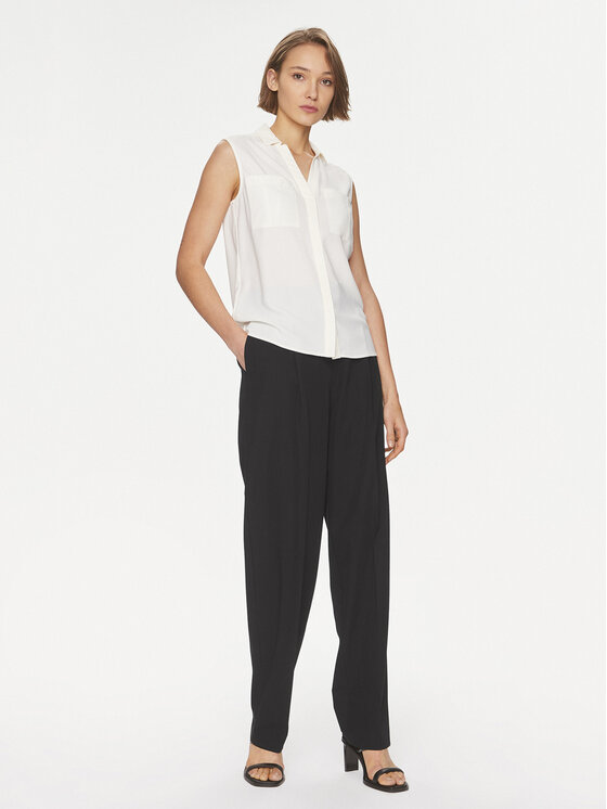 Calvin Klein Calvin Klein Košeľa K20K207031 Écru Regular Fit