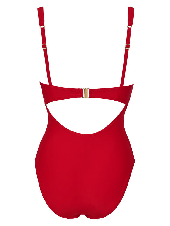 Hunkemöller Hunkemöller Бански костюм Shaping Luna 301359 Червен