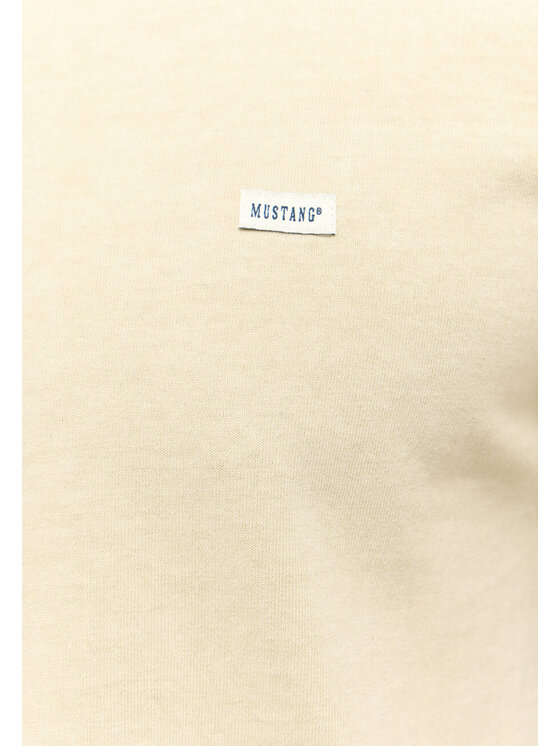 Mustang Mustang T-shirt AUSTIN Beige Regular Fit