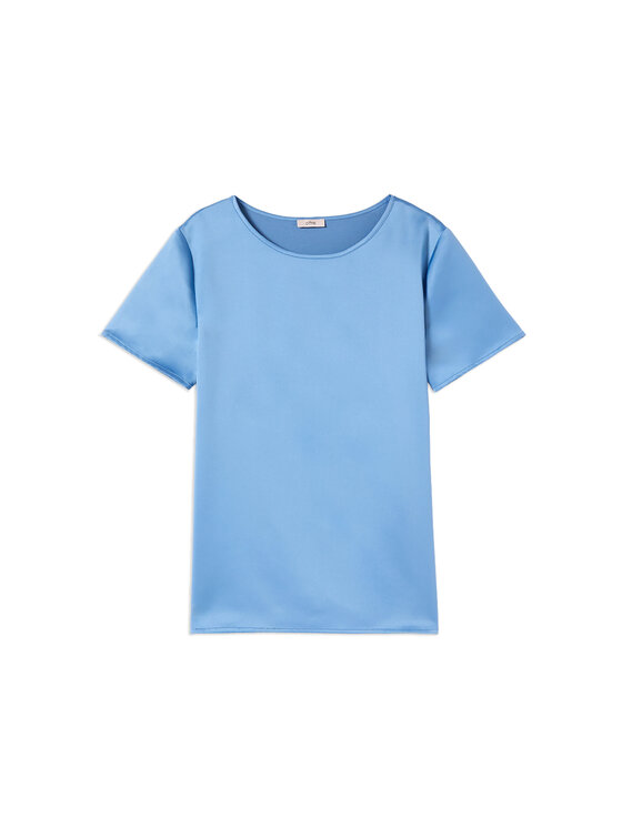 Oltre Oltre T-shirt G384J204556N009 Turchese Regular Fit