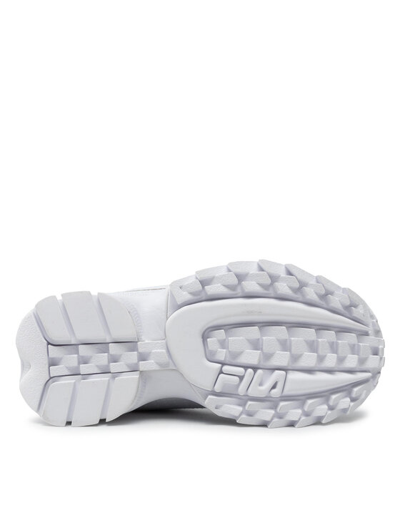 Fila sneakers scarpe 2025 bianco 1010567 disruptor kids