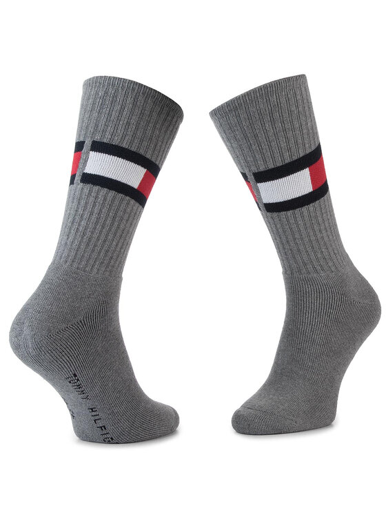 Tommy Hilfiger Tommy Hilfiger Skarpety Wysokie Unisex 481985001 Szary