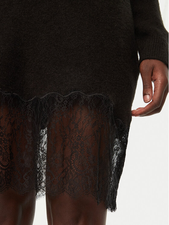 Morgan Morgan Kootud kleit 242-RMAFIX Must Slim Fit