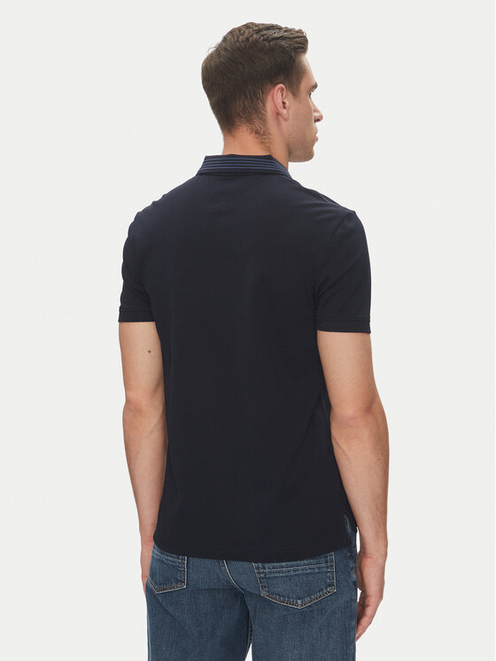 Tommy Hilfiger Tommy Hilfiger Polo MW0MW38473 Granatowy Regular Fit