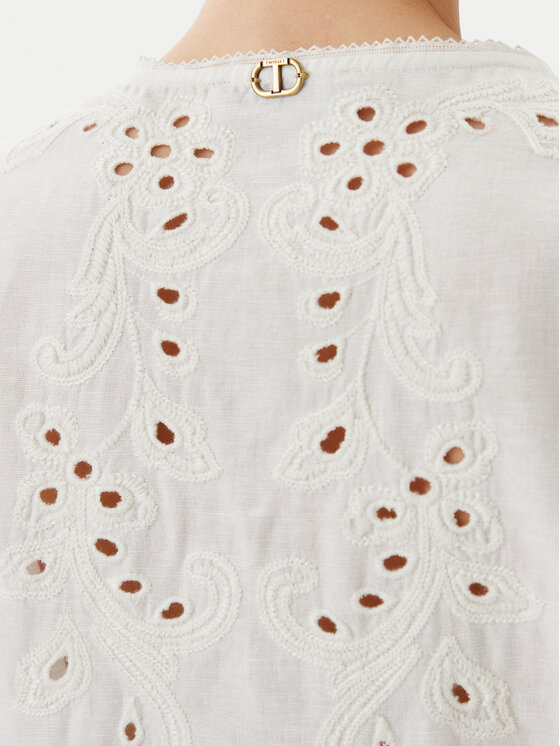 TWINSET TWINSET Блуза 241TT2010 Бял Regular Fit