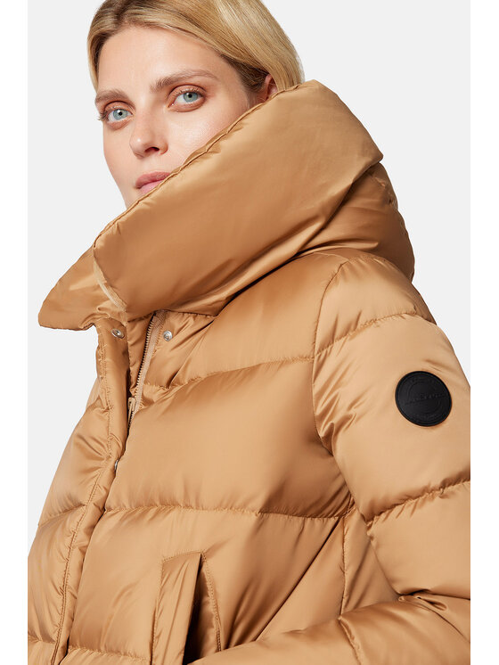Lancerto Lancerto Kurtka puchowa Sophia KU135223000012 Brązowy Regular Fit