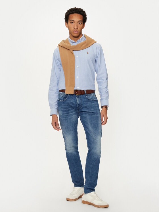 U.S. Polo Assn. U.S. Polo Assn. Πουκάμισο MUP3247 Γαλάζιο Slim Fit