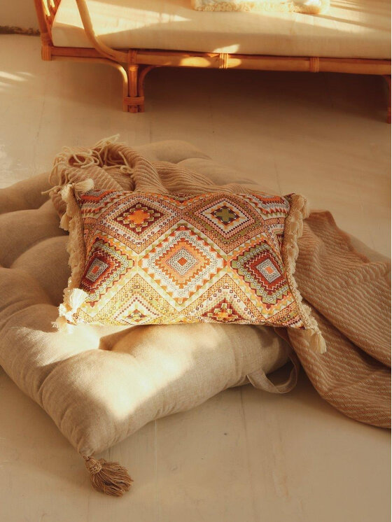 Moi Mili Moi Mili Poduszka dekoracyjna Boho tribe Kolorowy