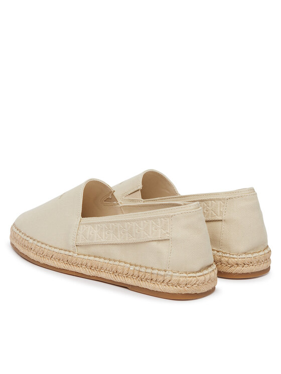 Calvin Klein Calvin Klein Еспадрили Espadrille Webbing Cv HM0HM02075 Екрю