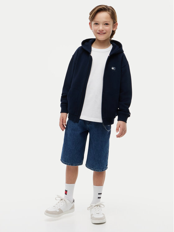 Tommy Hilfiger Tommy Hilfiger Džemperis Tonal Flag KB0KB10553 Tamsiai mėlyna Regular Fit