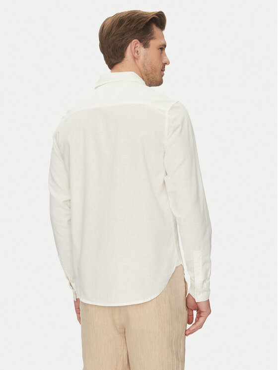 Blend Blend Camicia 20718400 Bianco Regular Fit