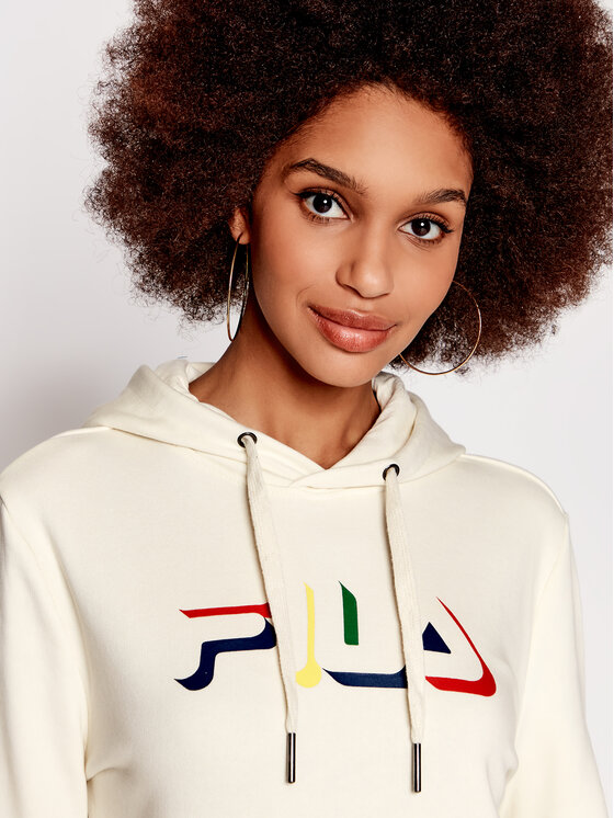 Beige fila sweatshirt hotsell