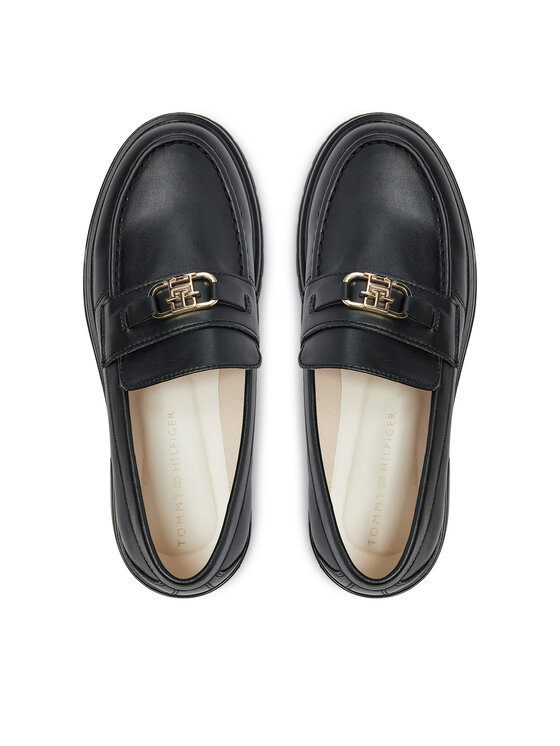 Tommy Hilfiger Tommy Hilfiger Обувки Low Cut Shoe T3A4-33571-1351 S Черен