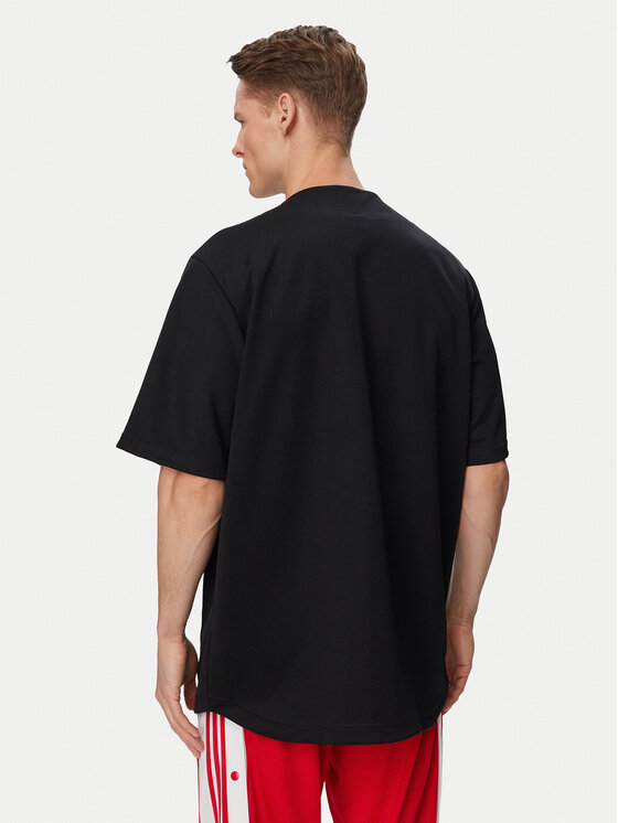 adidas adidas Póló Summer League Varsity Baseball KE2244 Fekete Oversize