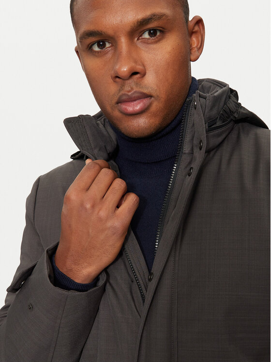 Geox Kurtka zimowa Dolomia M4620M T3162 F9821 Szary Regular Fit