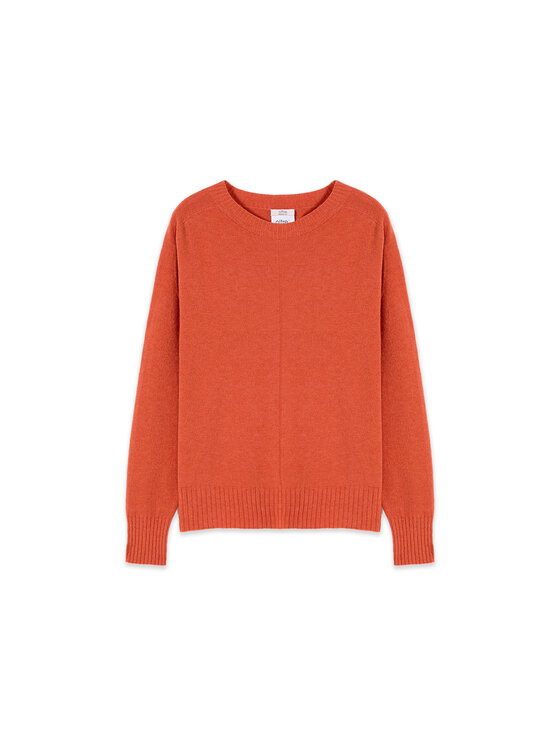 Oltre Oltre Maglione M153E002162N017 Arancione Regular Fit