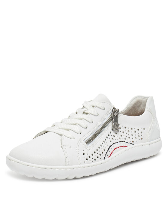 Rieker Rieker Sneakersy 52824-80 Biały
