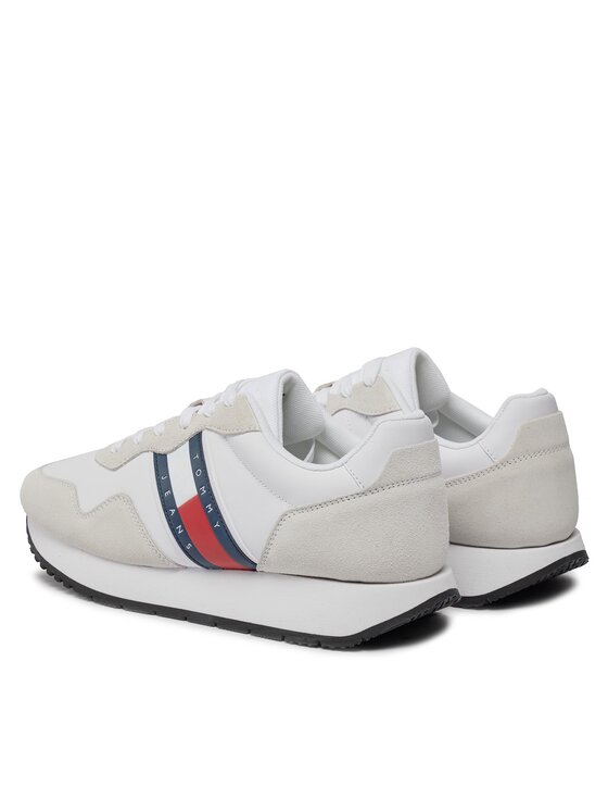 Tommy Jeans Tommy Jeans Laisvalaikio batai Tjm Modern Runner EM0EM01316 Balta