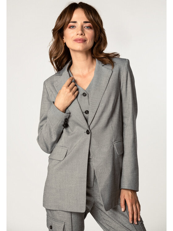 QUIOSQUE QUIOSQUE Sako ML 0923Z1 Sivá Regular Fit