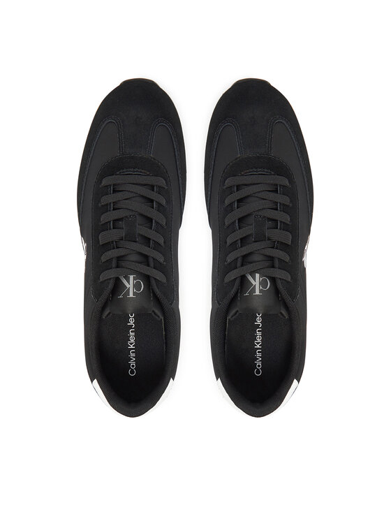 Calvin Klein Jeans Calvin Klein Jeans Sneakersy Runner Laceup Mg Nylon Mix YW0YW01828 Čierna