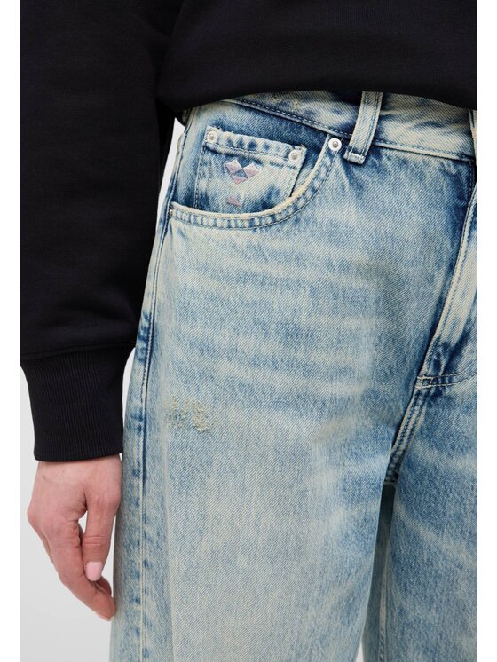 Mustang Mustang Jeansy Style Brooks Straight Niebieski Straight Fit